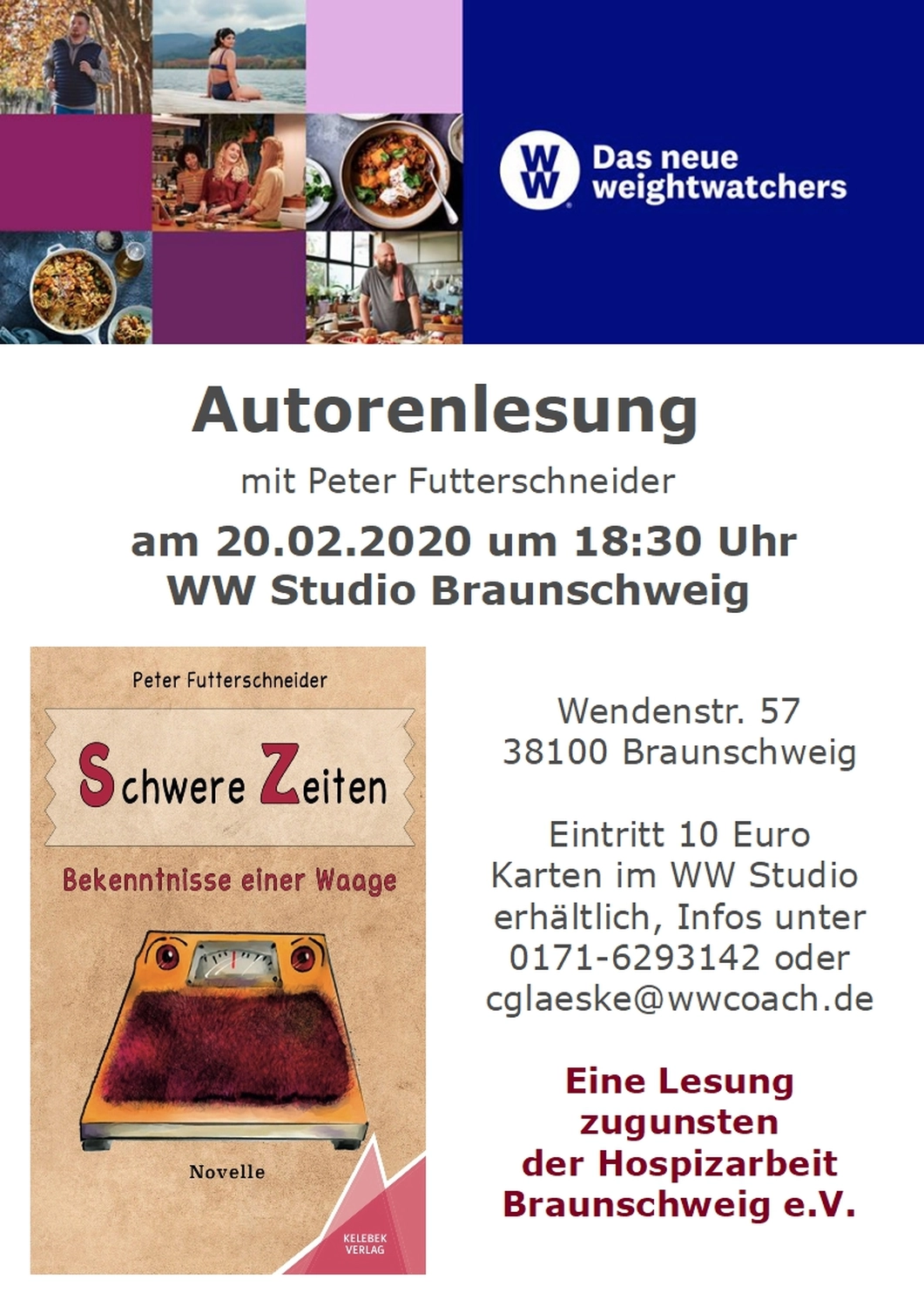 Peter Futter Schneider – Geschichten aus Büchern durch Bühnenaufführungen zum Leben erwecken – Das Plakat