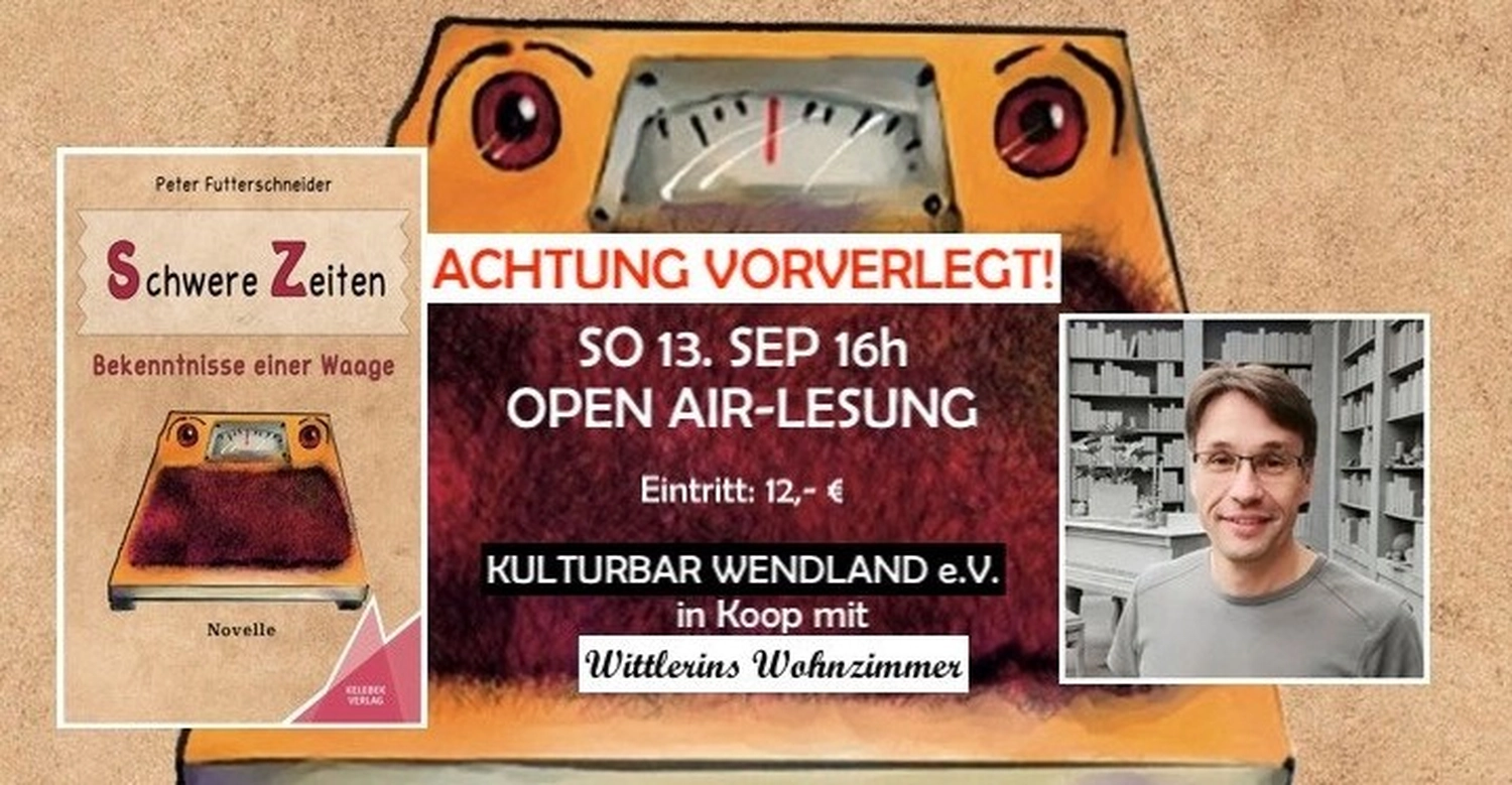 Peter Futter Schneider – Geschichten aus Büchern durch Bühnenaufführungen zum Leben erwecken – Das Plakat