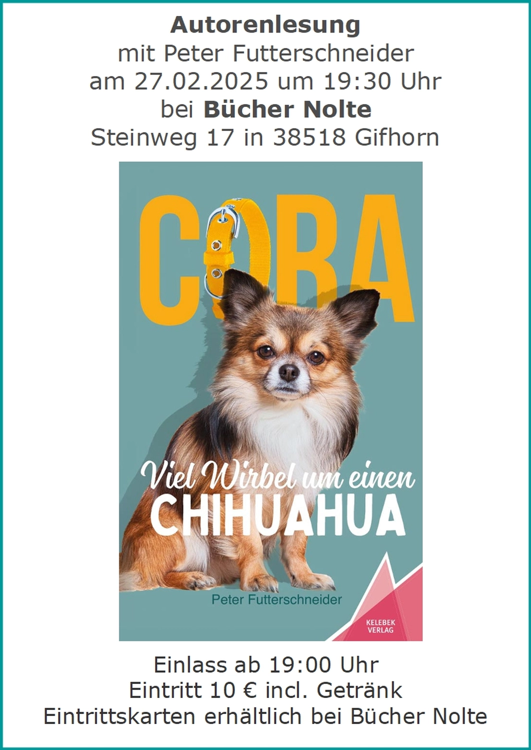 Peter Futter Schneider – Geschichten aus Büchern durch Bühnenaufführungen zum Leben erwecken – Das Plakat