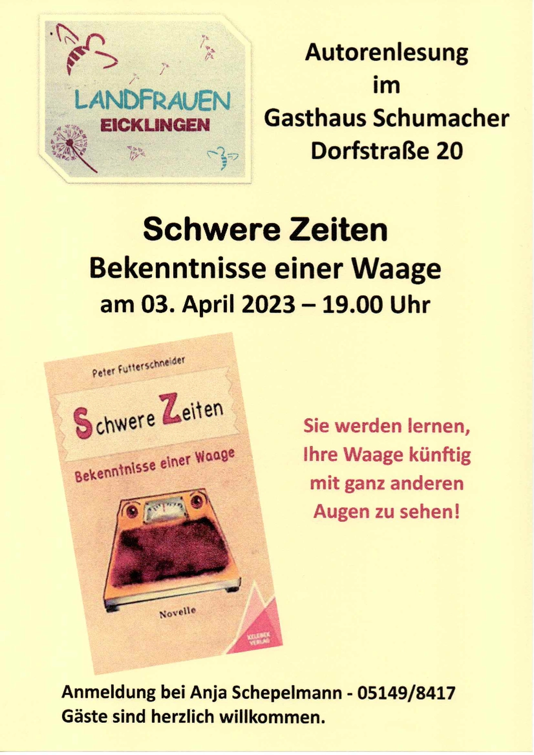 Peter Futter Schneider – Geschichten aus Büchern durch Bühnenaufführungen zum Leben erwecken – Das Plakat