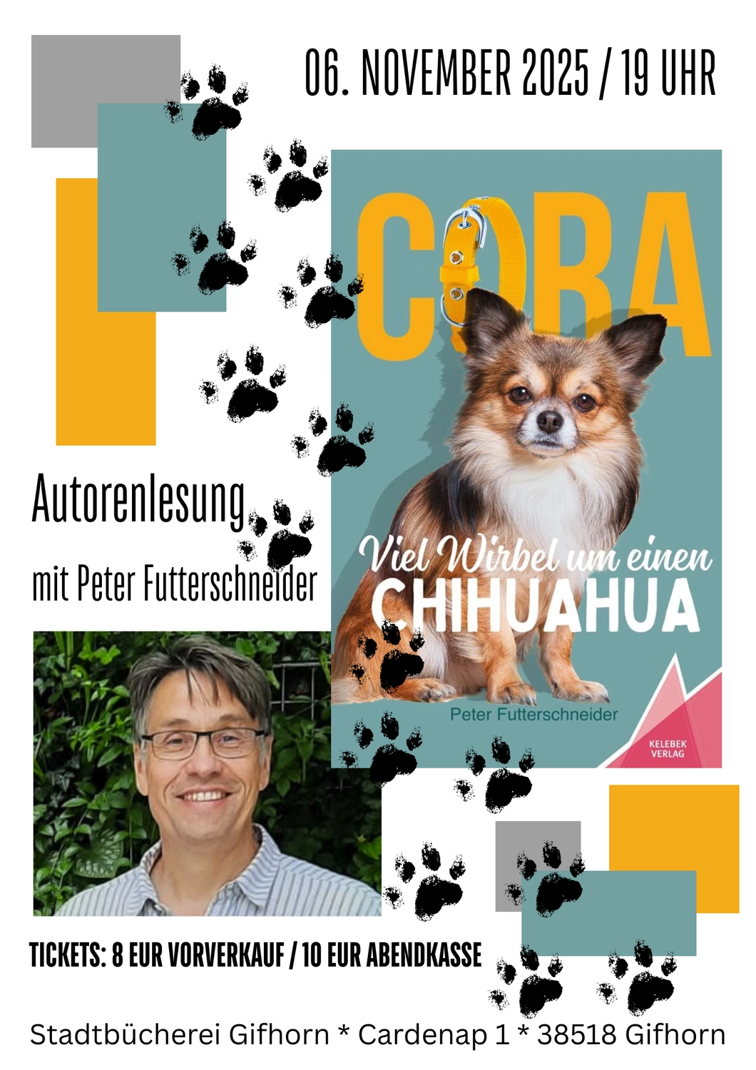 Peter Futter Schneider – Geschichten aus Büchern durch Bühnenaufführungen zum Leben erwecken – Das Plakat