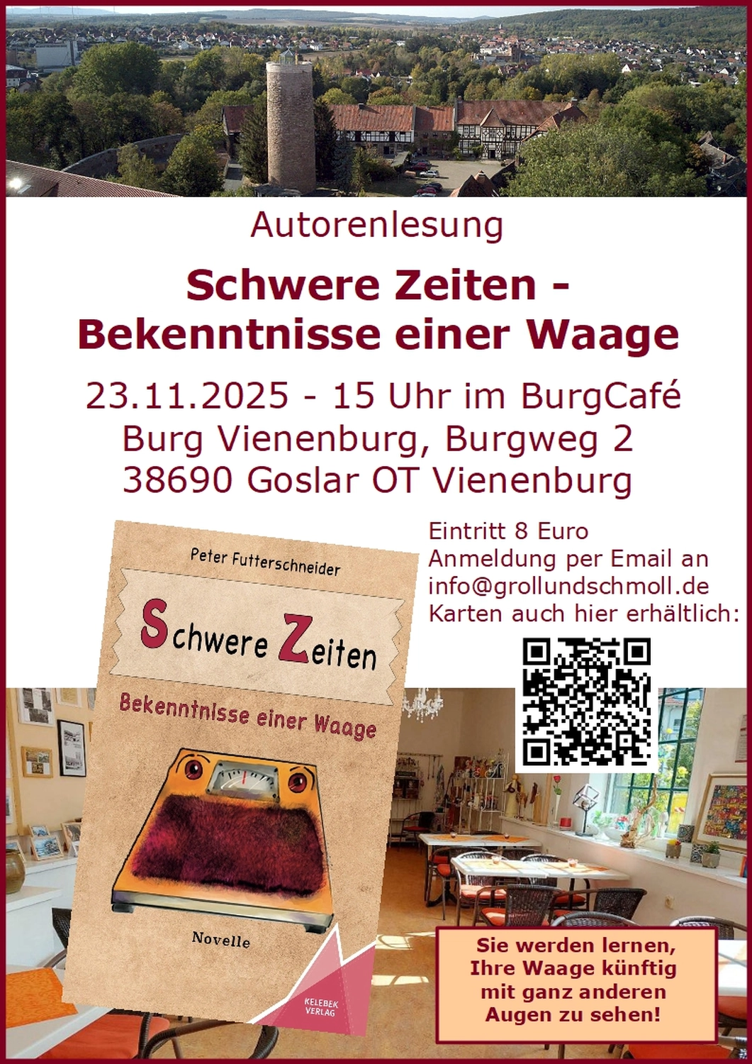 Peter Futter Schneider – Geschichten aus Büchern durch Bühnenaufführungen zum Leben erwecken – Das Plakat