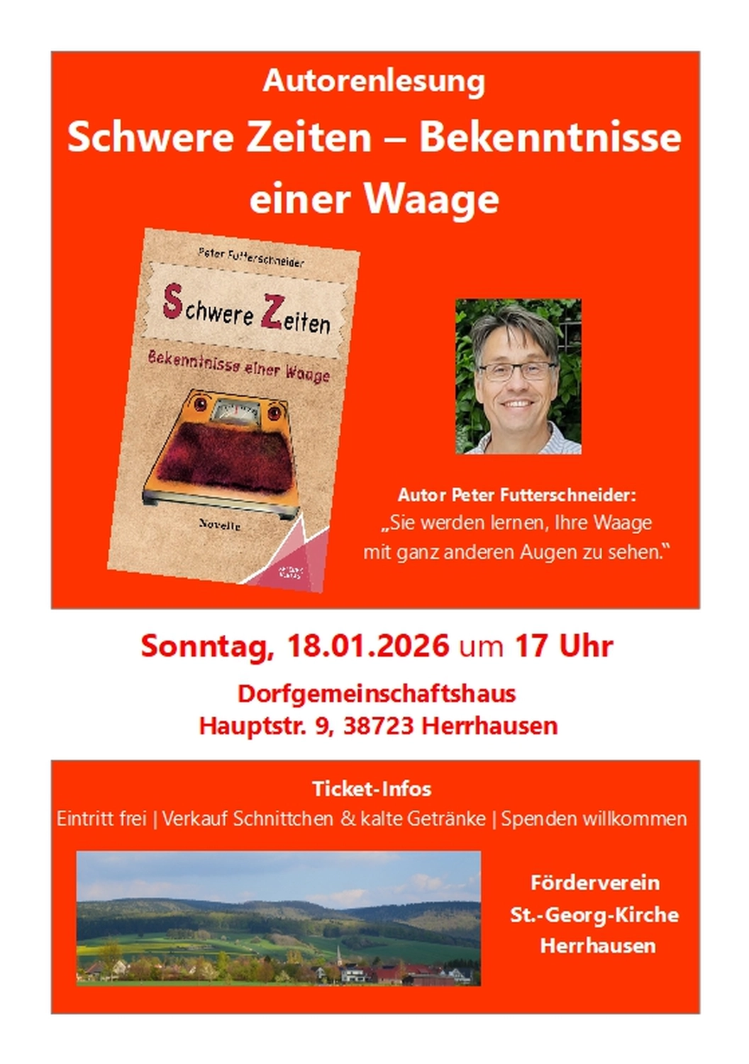 Peter Futterschneider – Geschichten aus Büchern durch Bühnenauftritte zum Leben erwecken – Schwere Zeiten