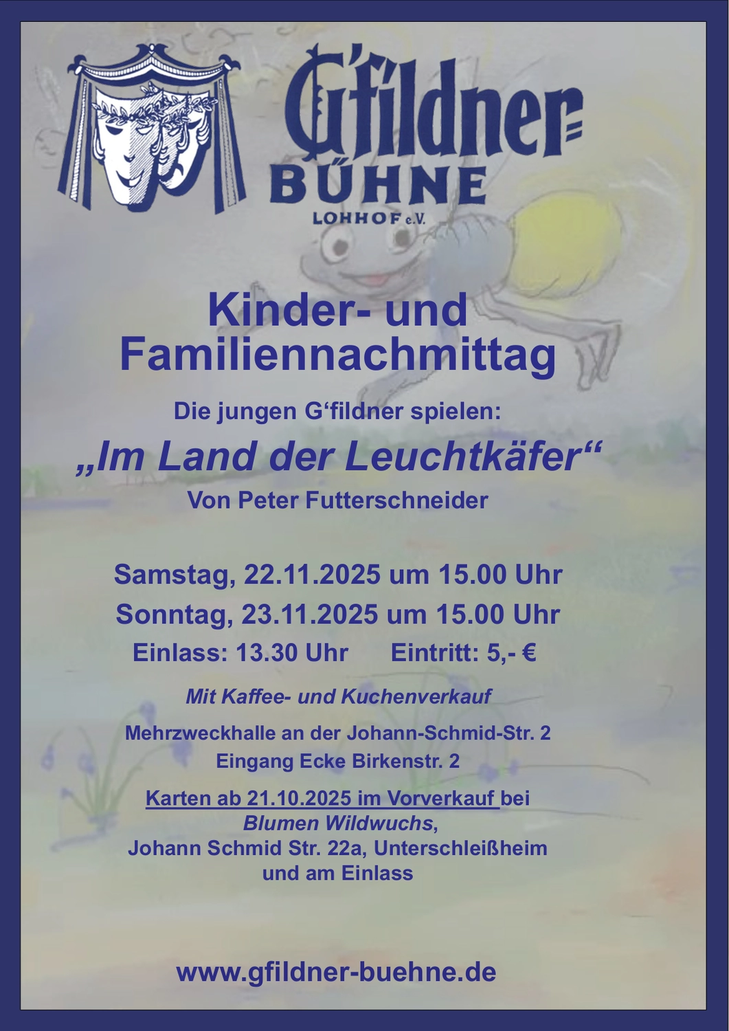 Peter Futter Schneider – Geschichten aus Büchern durch Bühnenaufführungen zum Leben erwecken – Das Plakat