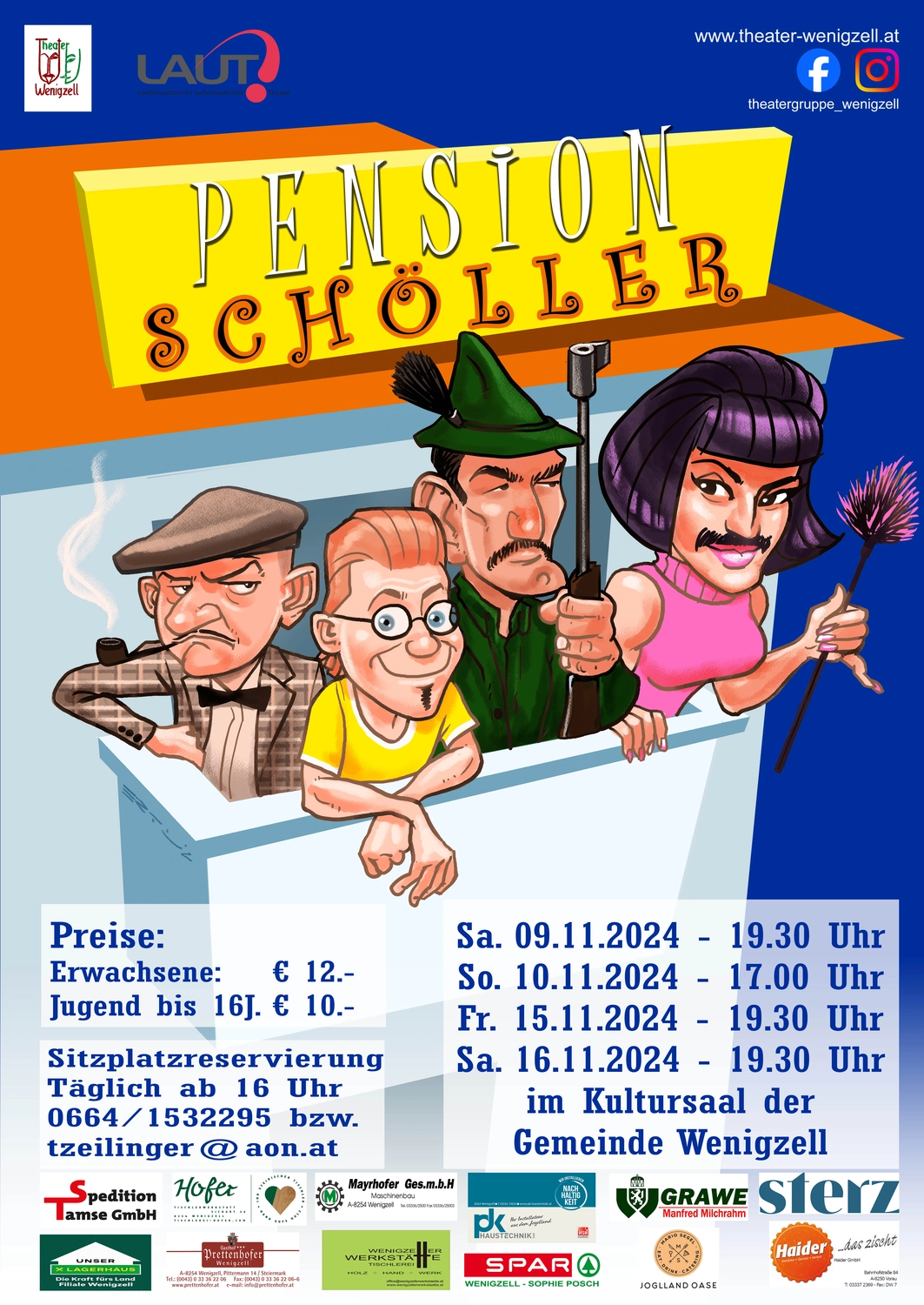 Peter Futter Schneider – Geschichten aus Büchern durch Bühnenaufführungen zum Leben erwecken – Das Plakat