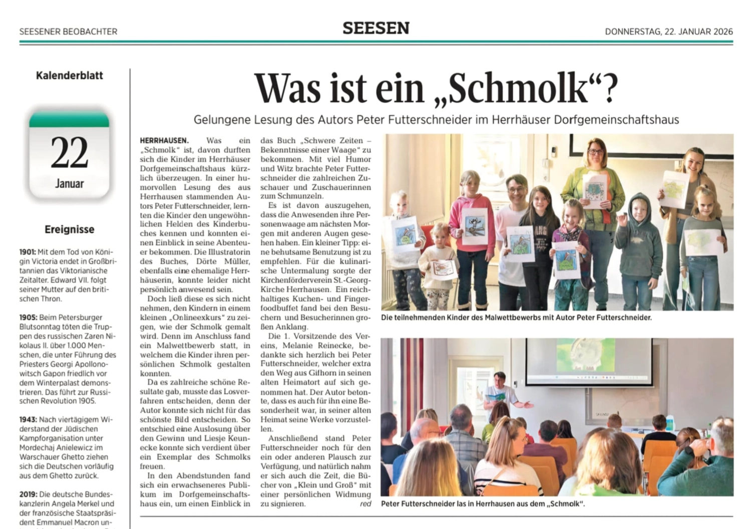 Peter Futterschneider – Geschichten aus Büchern durch Bühnenauftritte zum Leben erwecken – Der Schmolk